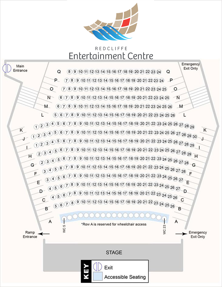 Brisbane Entertainment Centre Seating Map